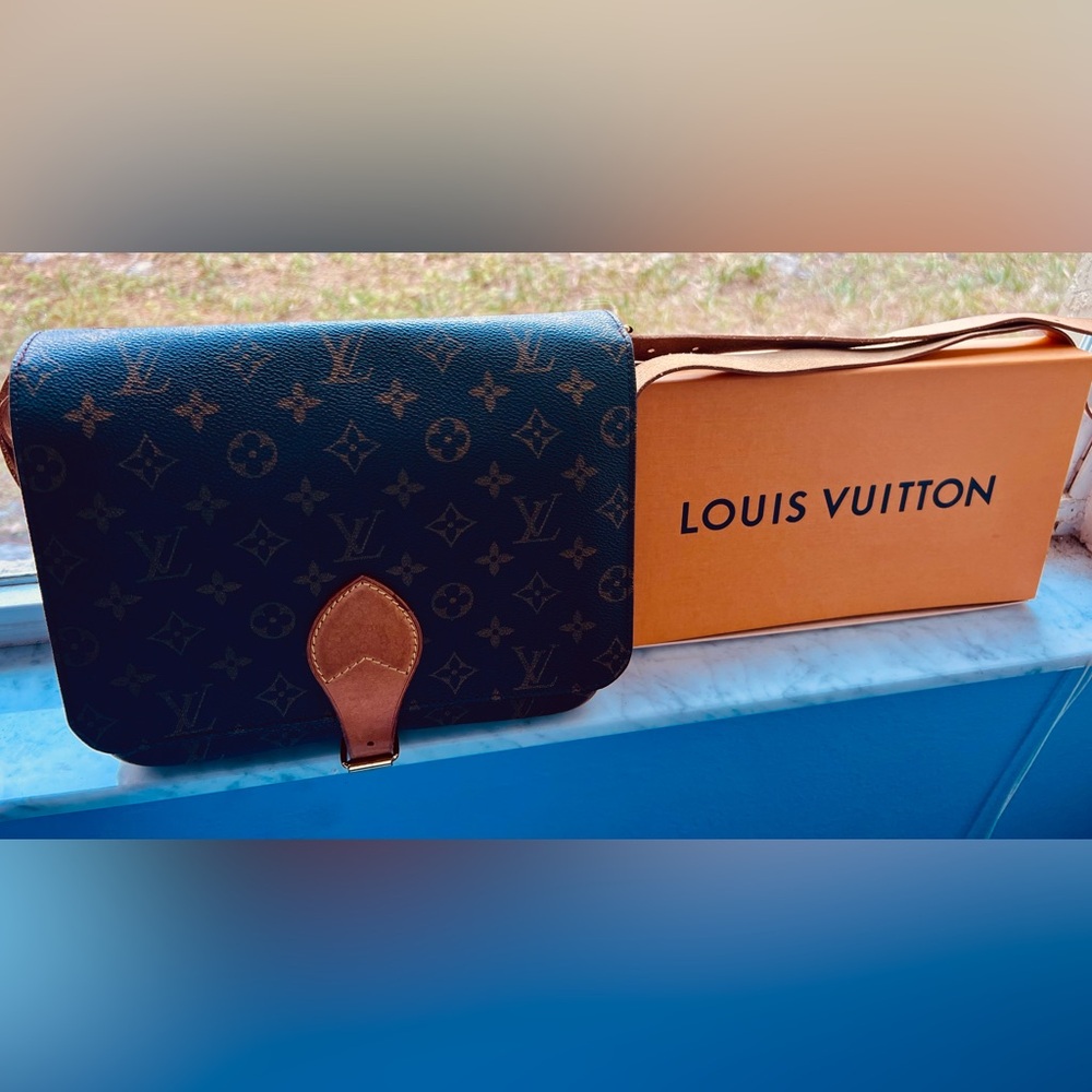 Louis Vuitton Monogram Briefcase Cartesier in Dark Brown and Tan